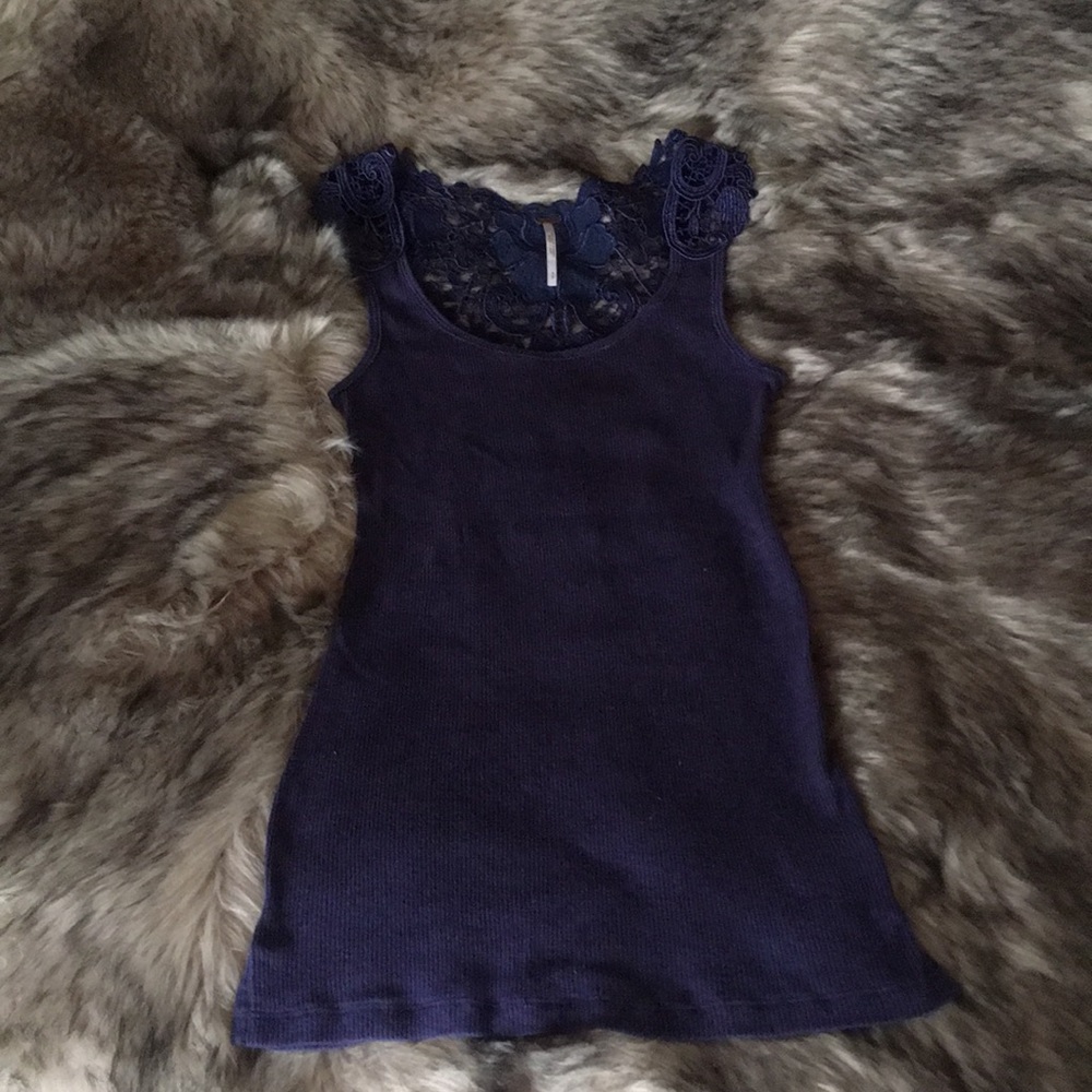 Free people lace tank top